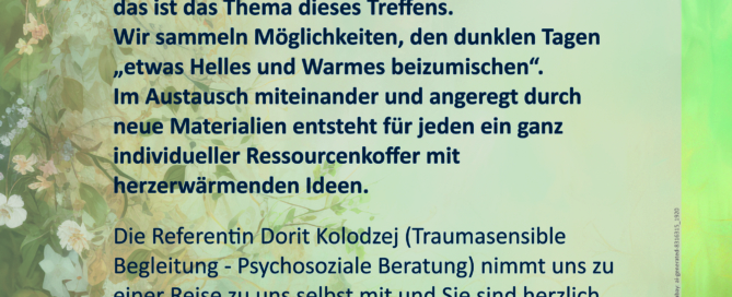 Tag der seelischen Gesundheit
