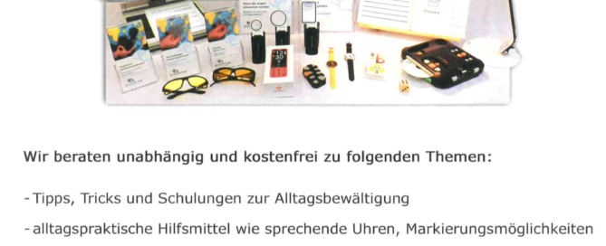 Beratungsangebot Blickpunkt Auge